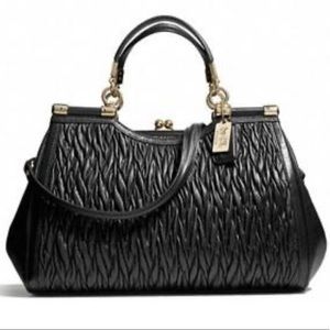 Coach Kisslock Madison Carrie Frame Purse